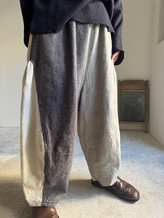 mon sakata モンサカタ コットン パンツ ウエストゴム mon sakata モンサカタ コットン パンツ ウエストゴム mon