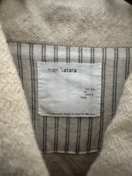 mon sakata ラウンドカットオフジャケット ジャケットのフロントカット