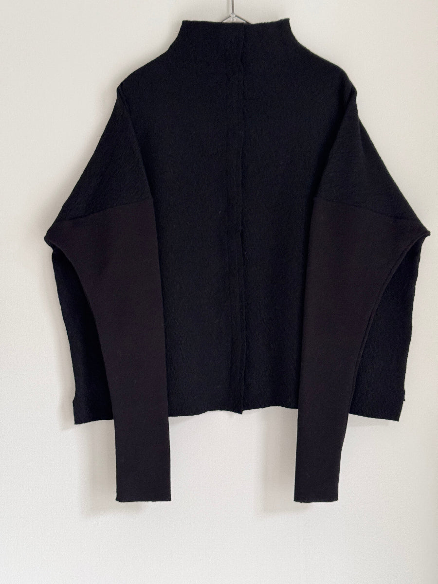 ワイドオフネックカーディガン