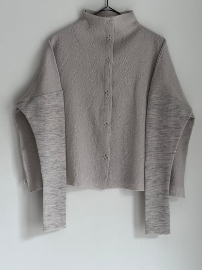 ワイドオフネックカーディガン