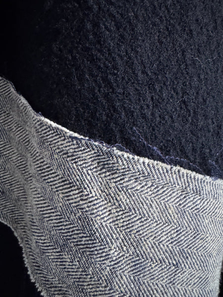 パッチサルエルパンツ（ブラックＡ）