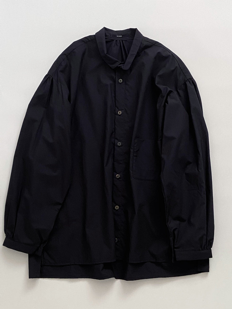 men'sスリムカラー七分袖シャツ