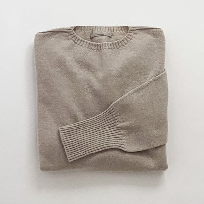 クルーネックセーター